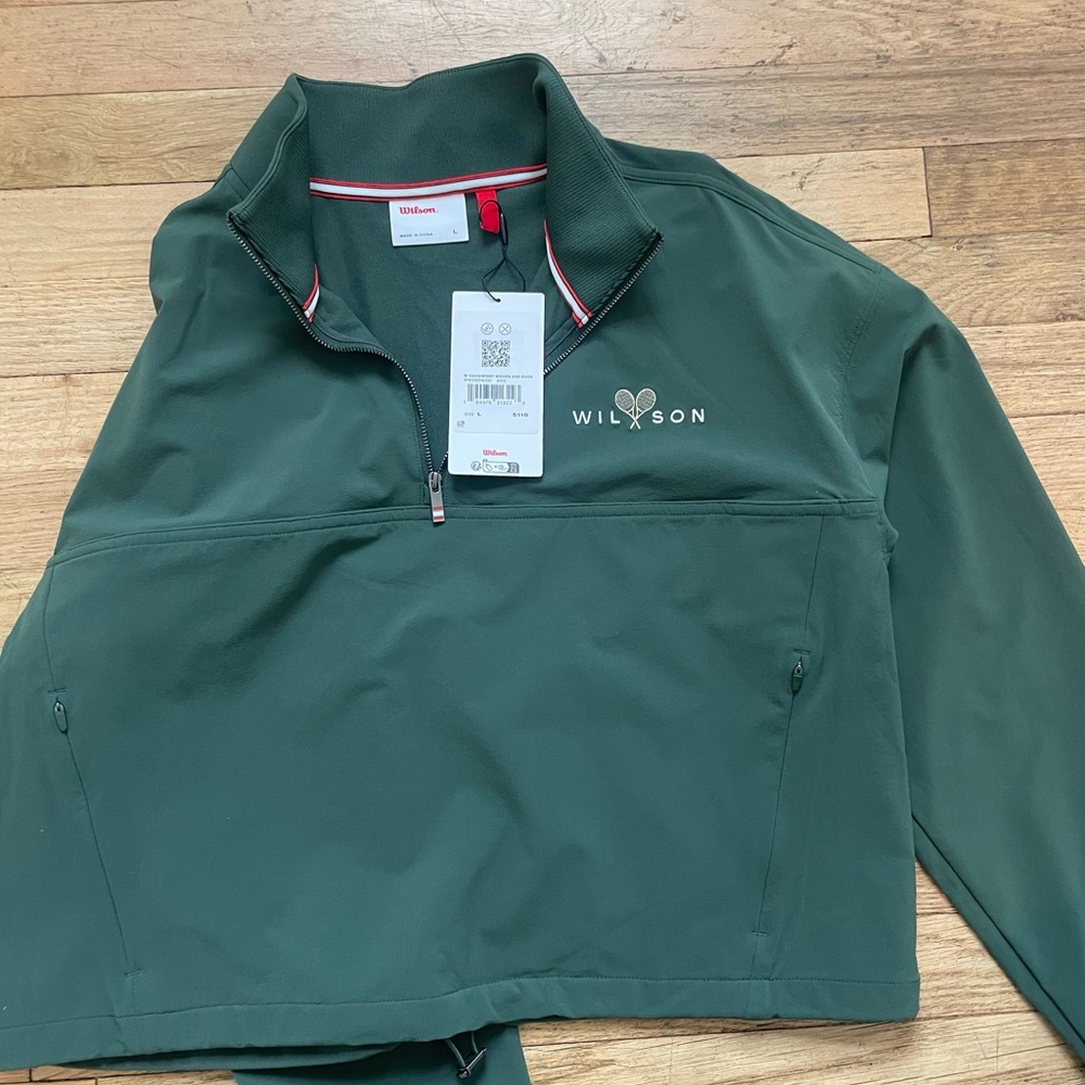 Wilson Green Quarter-Zip Pullover - Size Large